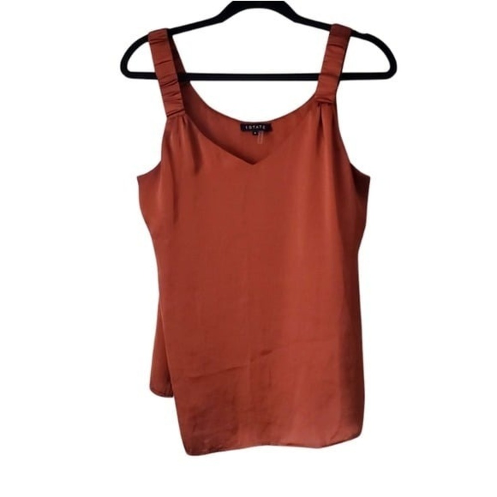 1.state crop tank size Small metallic‎ copper